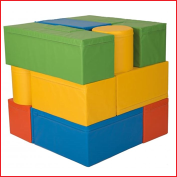 foam speelblokken in meerdere vormen en kleuren