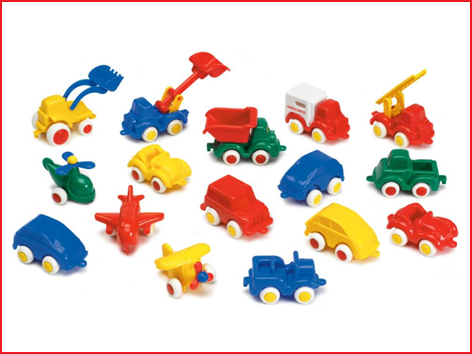 kleine voertuigen mix Viking Toys bestaande uit verschillende modellen