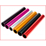 een set van 6 aluminium estafettestokken