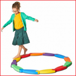 balanceerspel River Gonge bestaande uit 6 elementen om kinderen te leren balanceren
