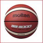 de Molten B5G3000 is een rubberen basketbal met een goede grip