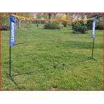 een opvouwbaar badmintonnet 3 meter met palen