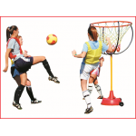 soccerdoel Red Base is een combinatie van basketbal en voetbal