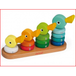houten stapelpuzzel eendjes van Janod