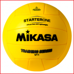de volleybal Mikasa Starter VT1 is een lichtere volleybal voor jeugdspelers