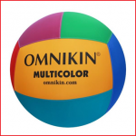 de kleinste Omnikin bal multicolor met een diameter van 60 cm