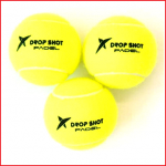 set van 3 Drop Shot padel ballen training