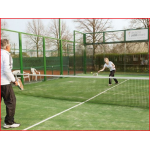 een padel net in sterk en duurzaam polypropyleen