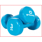 Stanno dumbells 3 kg met neopreen coating