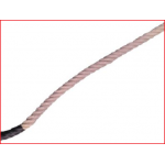 trektouw 15 meter met een rood merkteken en krimpkousen