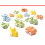 set van 10 Viking Toys ecoline voertuigen 10 cm