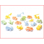 set van 10 Viking Toys ecoline voertuigen 7 cm