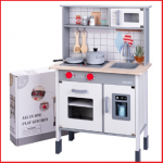 een all-in houten speelkeuken van Dorjee