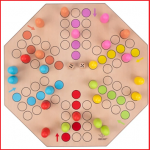 Ludo jumbo bordspel voor een strategische spelavond