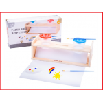 een handige en stabiele papierrolhouder om te tekenen en te kleuren