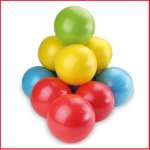set zachte ballen met een diameter van 16 cm