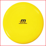 een frisbee van 130 gram met een diameter van 24 cm