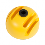stabiele multifunctionele voet met een diameter van 23 cm en een hoogte van 14 cm