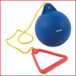 een slingerkogel soft van 500 gram voor initiatielessen in het kogelslingeren