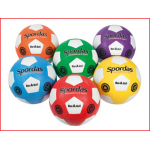 set van 6 duurzame voetballen Spordas voor scholen