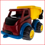 bijna onverwoestbare vuilniswagen Viking Toys van 28 cm