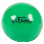soepele Yuck-E medicine bal van 2 kg bestaande uit een vulling van polymeerballetjes
