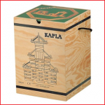 Kapla box met 280 grenenhouten plankjes inclusief instructieboekje