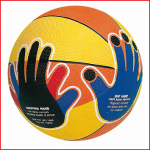 de basketbal hands on is ontworpen om je handen correct op de bal te plaatsen bij het werpen