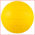 een veilige volleybal foam met goede stuitkracht