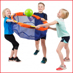 een vangkorf met een diameter van 75 cm voor het vangen van ballen