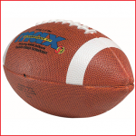 een Spordas Max American football in cellulair rubber