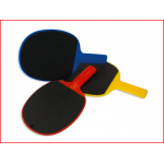 een tafeltennispalet rubber voor initiatielessen in het ping pong