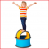 set van 2 Gonge body wheels met een verschillende diameter