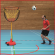 het soccerdoel is verkrijgbaar met de Big Red paal en de Big Red voet