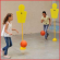 kinderen verbeteren hun dribbelvaardigheid met deze spelersfiguren