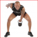 een kettlebell met een rubberen omhulsel ter bescherming van de vloer