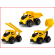 een voertuigenset van Viking Toys bestaande uit 3 mighty trucks