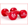 dumbells 500 gram met een neopreen toplaag