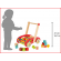met een hoogte van 41 cm is de Tatoo ABC buggy geschikt voor peuters en kleuters