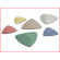 set van 6 Gonge rivierstenen Nordic