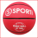 rode rubberen basketbal in de maat 6