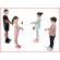 het spel Spordas Cooper ropes vereist een goede samenwerking