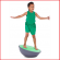 het giant air board van Gonge is een opblaasbaar balanceerbord
