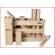 het Bex kubb spel in een houten kist
