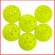 set van 6 pickleball indoor ballen Megaform