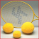 fluffy ballen ideaal om te gebruiken bij racketspelen