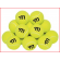duurzame tennisballen training in hard rubber bedekt met vilt