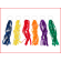 regenboog ringen met gekleurde slingers van 30 cm