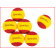 de tennisbal foam is verkrijgbaar in 2 verschillende diameters