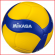 volleybal Mikasa V300W met het aerodynamisch ontworpen V-design